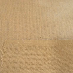 Tissu Toile de Jute Naturel contrecollée d'un film plastique