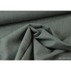 Tissu Toile jean stretch coloris gris