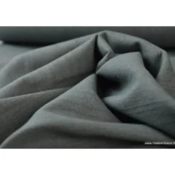 Tissu Toile jean stretch coloris gris