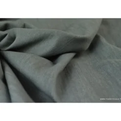 Tissu Toile jean stretch coloris gris