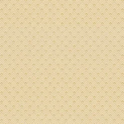 Tissu toile Lurex doré motif Art déco fond écru - OEKO TEX