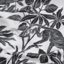 Tissu toile Sapajou motif singes et exotique