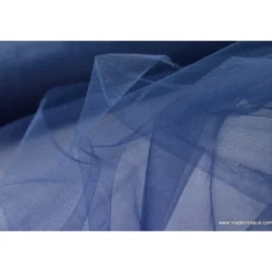 Tissu Tulle souple robe de mariée marine en 3.00m de large .