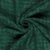 Tissu tweed effet lurex vert sapin - Imani