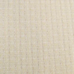 Tissu Tweed Lurex laine esprit Chanel - blanc cassé