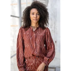 Tissu Twill de Viscose – Motif Graphique