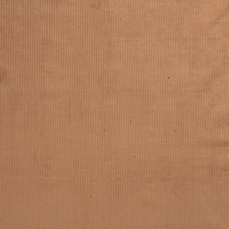 Tissu Velours cotelé grosses côtes Camel - OEKO TEX