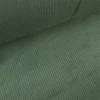 Tissu Velours cotelé grosses côtes vert kaki - OEKO TEX