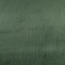 Tissu Velours cotelé grosses côtes vert kaki - OEKO TEX