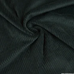 Tissu Velours cotelé grosses côtes vert bleuté - OEKO TEX