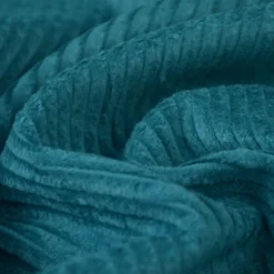 Tissu Velours cotelé grosses côtes Pétrole foncé - OEKO TEX