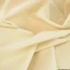 Tissu Velours cotelé 500 raies coloris écru - OEKO TEX