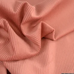 Tissu Velours cotelé 500 raies coloris Paprika - OEKO TEX