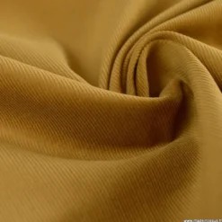 Tissu velours côtelé milleraies coton Havane -oeko tex