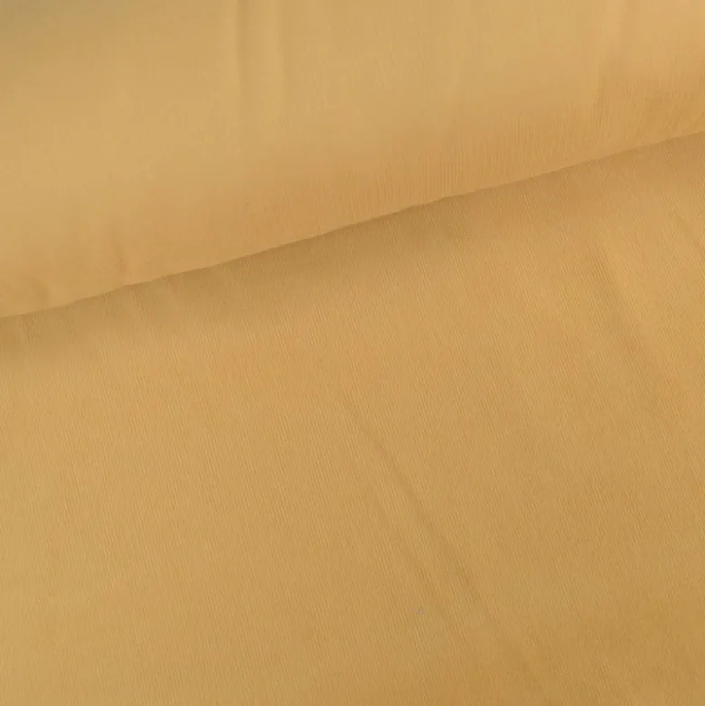 Tissu velours côtelé milleraies coton Camel -oeko tex