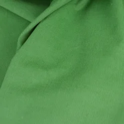 Tissu velours côtelé milleraies coton vert feuille -oeko tex