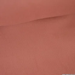 Tissu velours côtelé milleraies coton Paprika -oeko tex