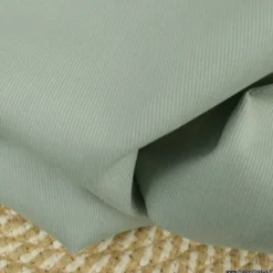 Tissu velours côtelé milleraies coton Vert de gris -oeko tex