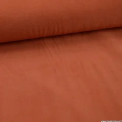 Tissu velours côtelé milleraies Terracotta