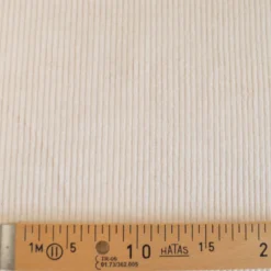 Tissu Velours côtelé Stretch Blanc cassé milk - oeko tex