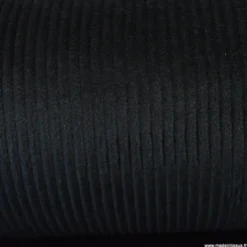 Tissu Velours côtelé Stretch Noir - oeko tex