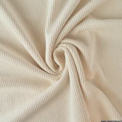 Tissu Velours côtelé washé Coquille d'oeuf - oeko tex