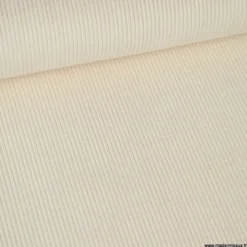 Tissu Velours côtelé washé Coquille d'oeuf - oeko tex