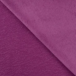 Tissu Velours côtelé washé Cyclamen - oeko tex