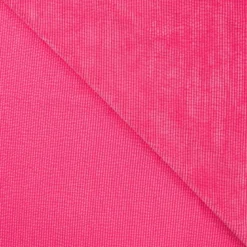 Tissu Velours côtelé washé Rose Fuchsia - oeko tex