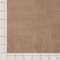 Tissu Velours côtelé washé Taupe - oeko tex