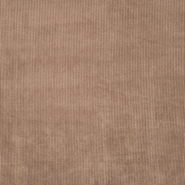Tissu Velours côtelé washé Taupe - oeko tex