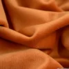 Tissu velours d'ameublement coloris Rouille