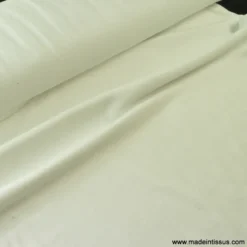 Tissu velours raser pyjamas nicky écru