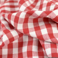 Tissu Vichy certifié contact alimentaire