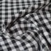 Tissu vichy grands carreaux coloris Noir - OEKO TEX