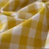 Tissu vichy grands carreaux sur Popeline coloris Moutarde - OEKO TEX