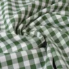 Tissu vichy grands carreaux sur Popeline coloris Vert foncé - OEKO TEX