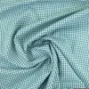 Tissu vichy petits carreaux 100%coton pétrole - OEKO TEX