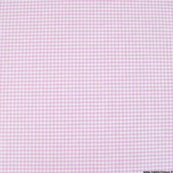 Tissu vichy petits carreaux en rose bonbon - OEKO TEX