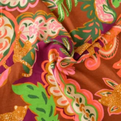 Tissu viscose Catarina – Imprimé léopards & paisley