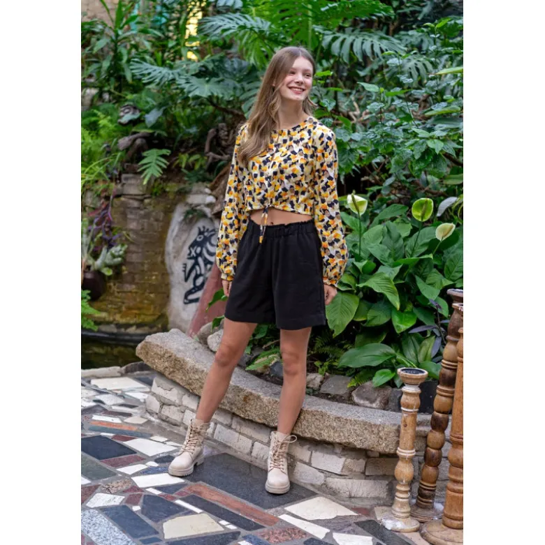 Tissu viscose et lin coloris Noir – Souple et élégant