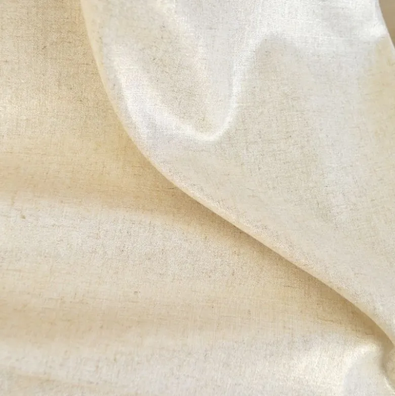 Tissu viscose lin Irisé - Sable