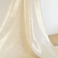 Tissu viscose lin Irisé - Sable