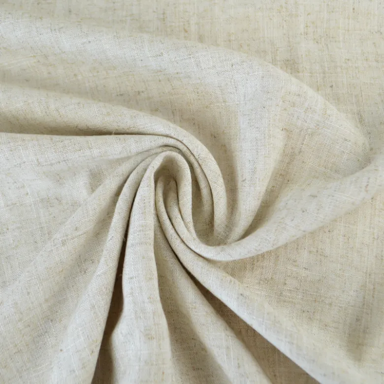 Tissu Viscose Lin Lilian – Coloris Sable Naturel