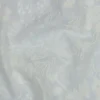 Tissu voile de coton brodé et festonné - Blanc