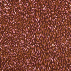 Tissu voile de coton motif léopard graphique - Bordeaux