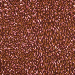 Tissu voile de coton motif léopard graphique - Bordeaux