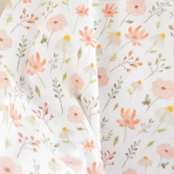 Toile de coton motif prairie de fleurs Sauvages