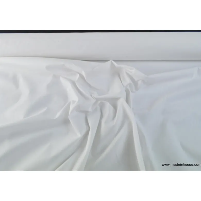 Toile à draps coton blanc en 280cm - Fais dodo