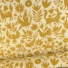 Toile lourde OTOMI peanut motif animaux et fleurs sur toile Joséphine